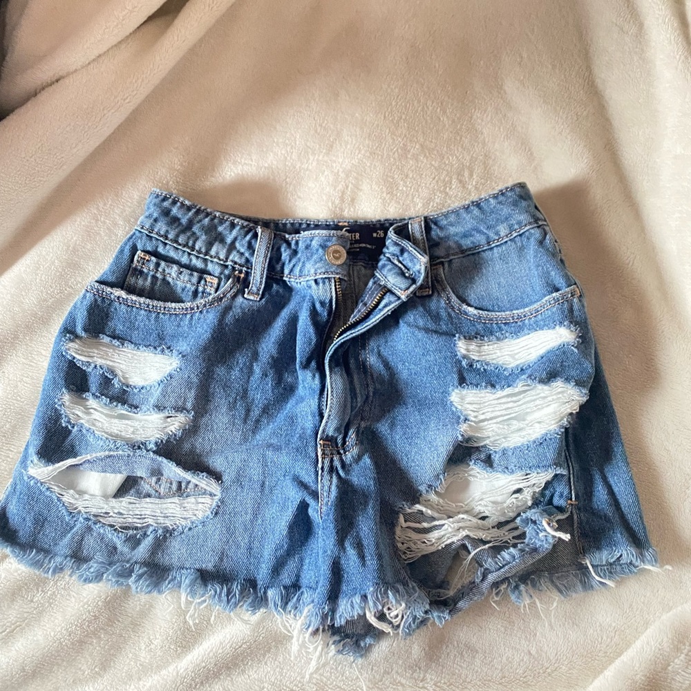 Hollister High Rise Jean Shorts